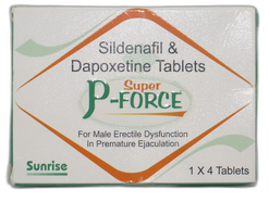 Super P-FORCE (Силденафил 100 mg+ Дапоксетин 60 mg)